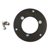 Lopolight Circular Baseplate f/Horizontal Mount Lights - Aluminum - Black